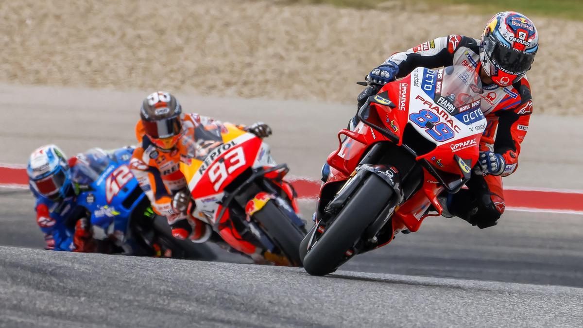 Carrera de MotoGP.