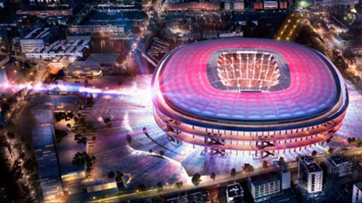 Una imagen del proyecto ganador del nuevo Camp Nou.