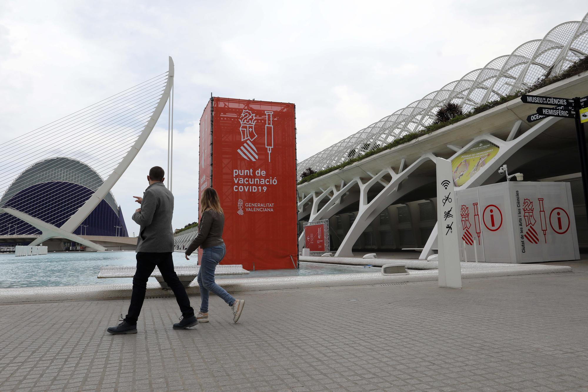 Todo listo en el macro punto de vacunación de la Ciudad de las Artes