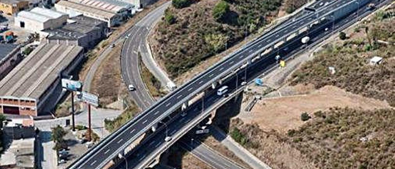 Simulación del carril Bus-VAO en la zona de El Goro.