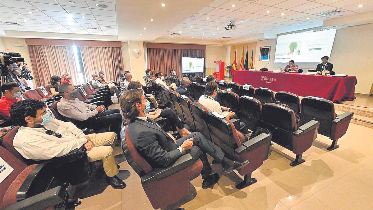 La sede de la Cámara de Comercio de la capital de la Plana acogió ayer las ponencias y la mesa redonda.