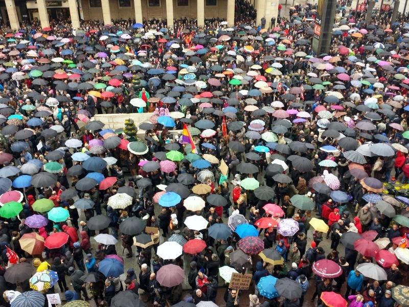 Movilización sin precedentes de los jubilados