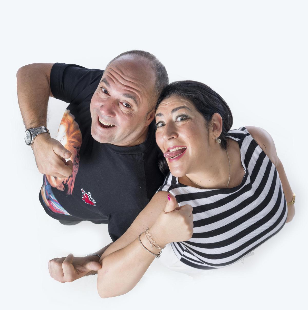Paco y Maite, 'alter ego' de  Manuel Díez y Paqui González.