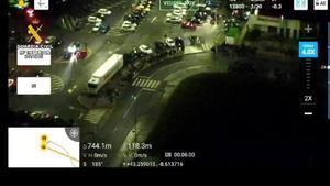 Carreras ilegales de coches en A Laracha: así detectaron los drones del equipo Pegaso de la Guardia Civil las maniobras de riesgo