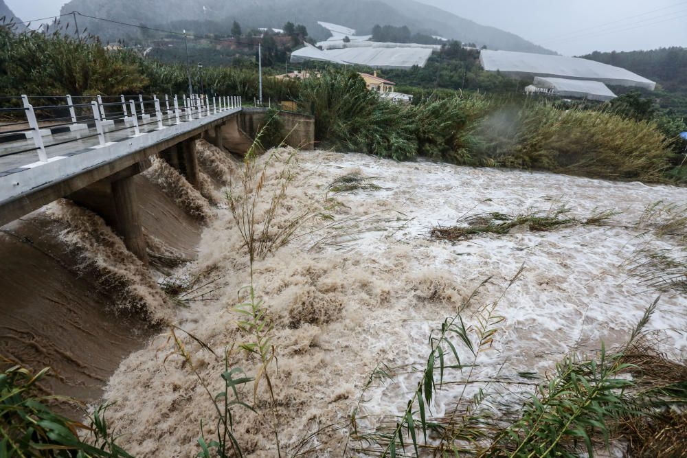 Fuentes del Algar y Callosa tras las lluvias