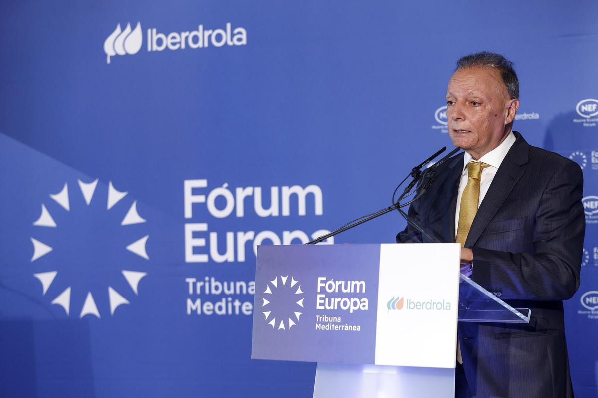 Salvador Navarro en un acto en febrero de este año