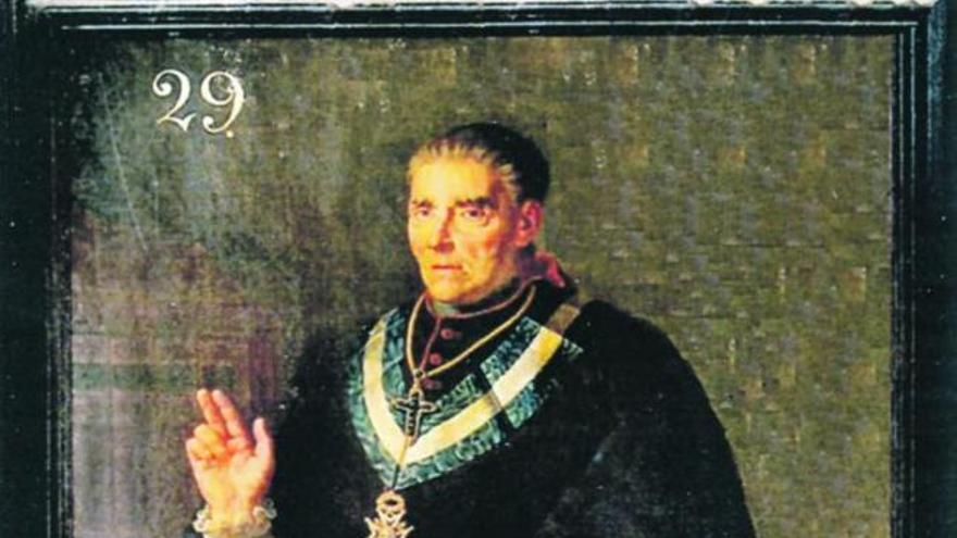 Retrato del arzobispo Cañedo Vigil que se conserva en la catedral de Burgos.