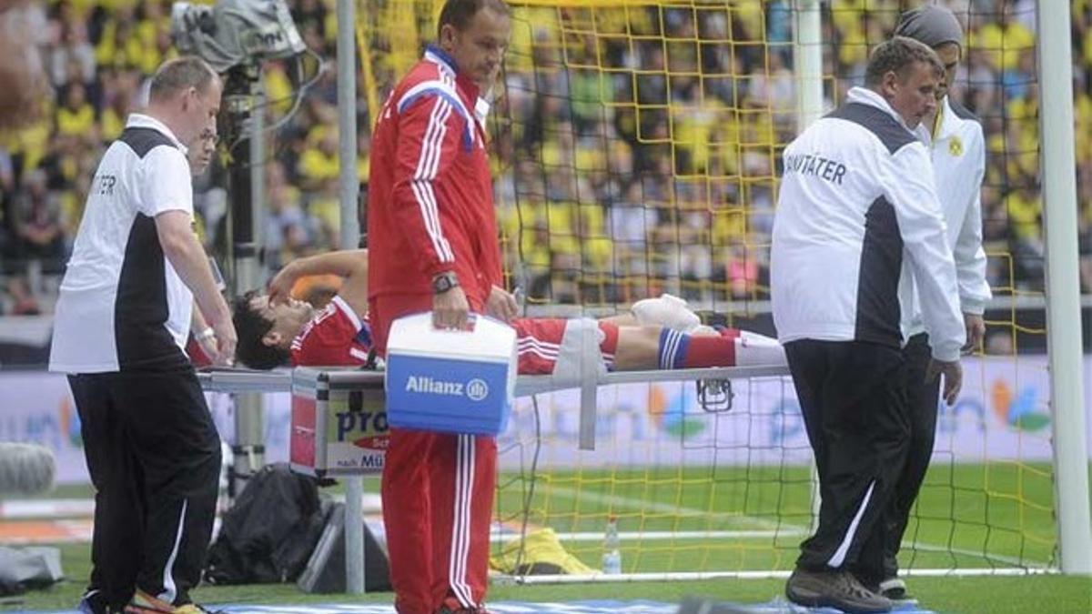 Javier Martínez se retira lesionado de la Supercopa de Alemania