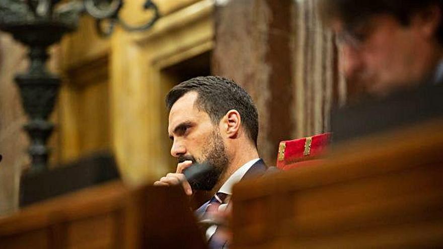 El president del Parlament, Roger Torrent