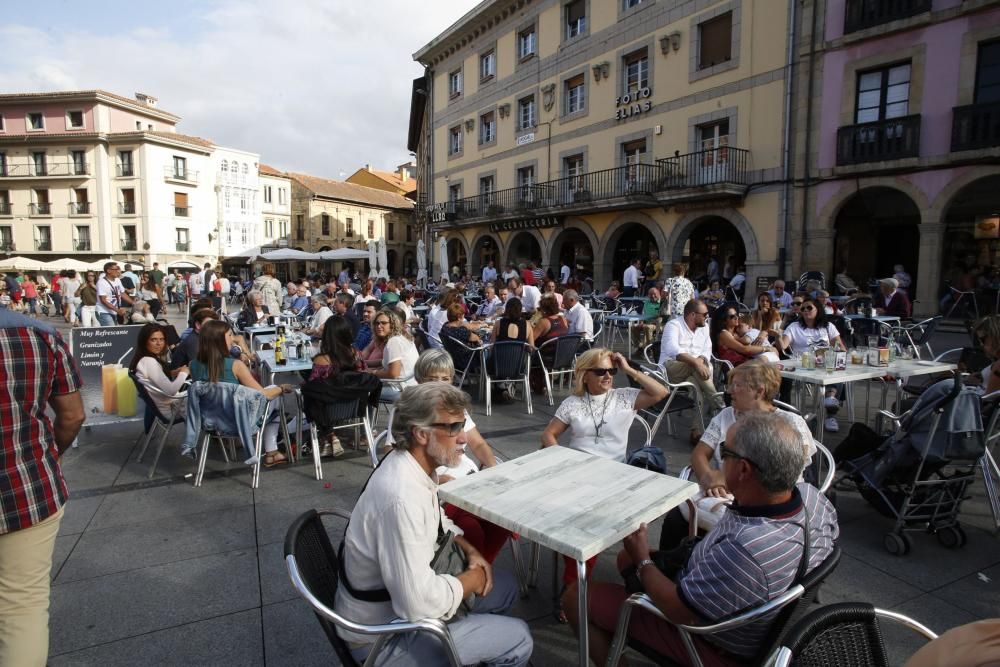 Fin de fiesta en Avilés.