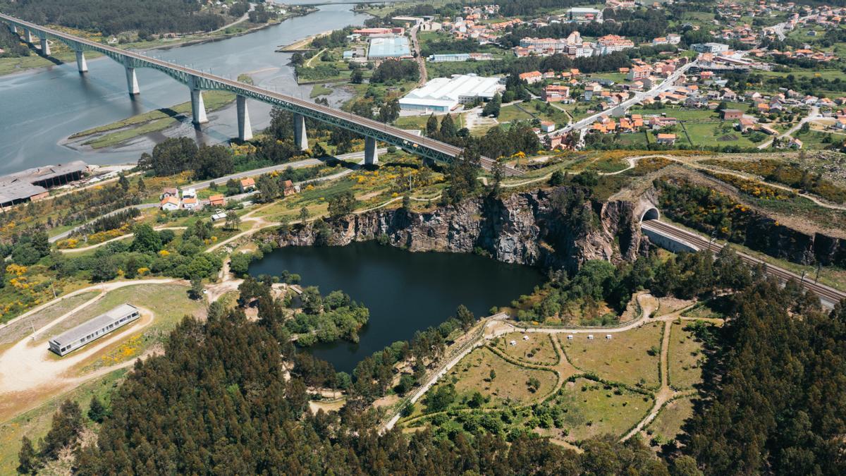 A VISTA DE DRON: Pedras Miúdas (Catoira)