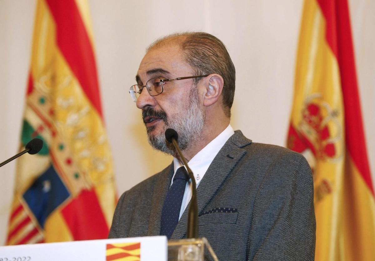 El presidente de Aragón, Javier Lambán.