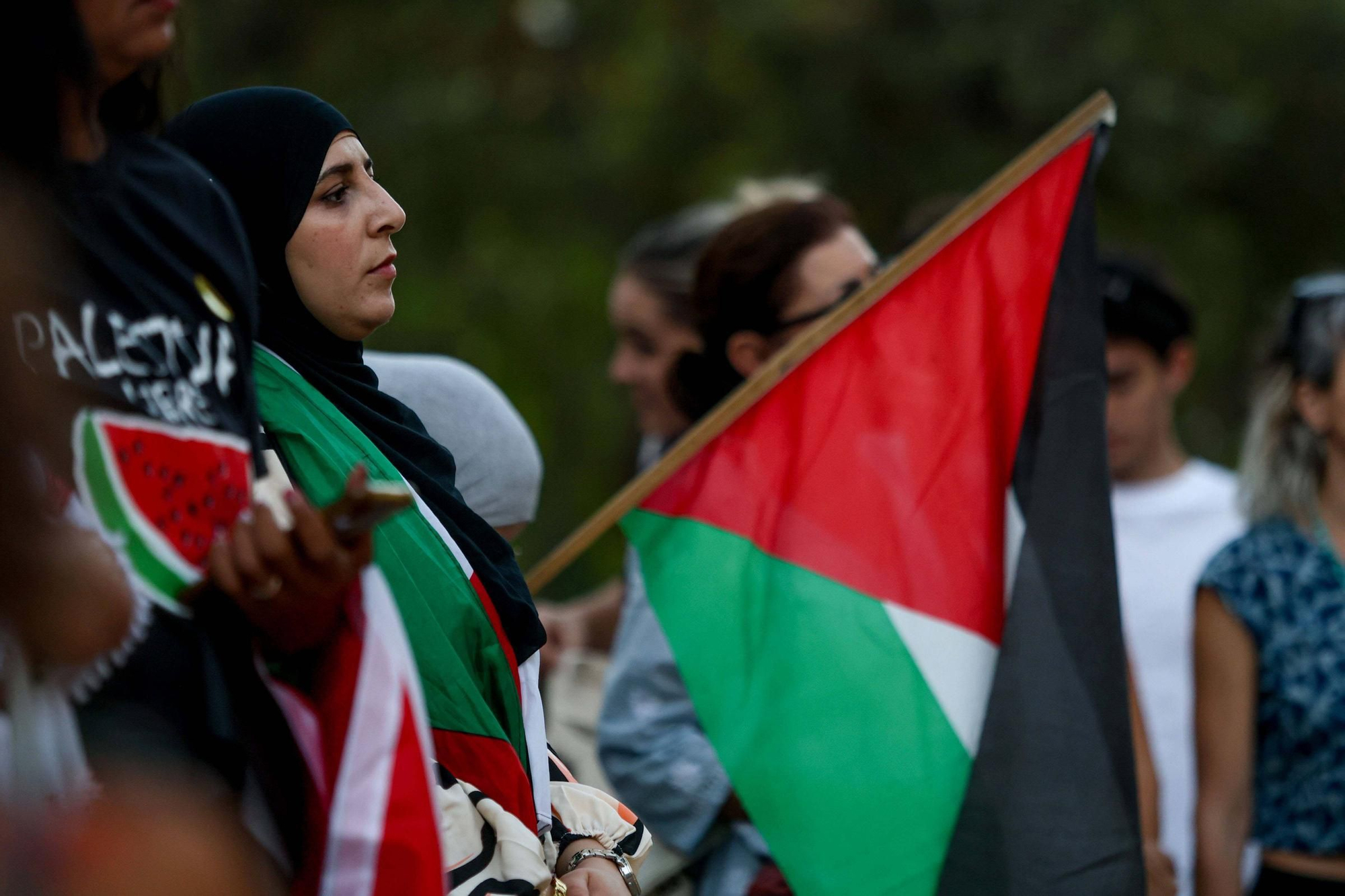 Galería: 250 personas claman en Ibiza contra el genocidio en Gaza