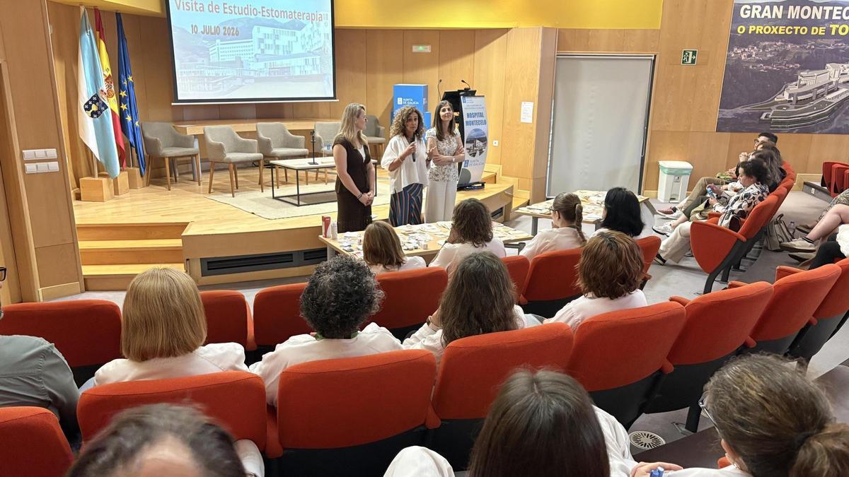 Aistentes a la formación en el Hospital Montecelo.