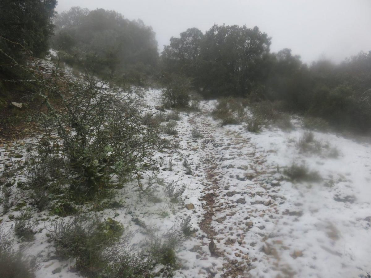 Nieve en la provincia de Córdoba