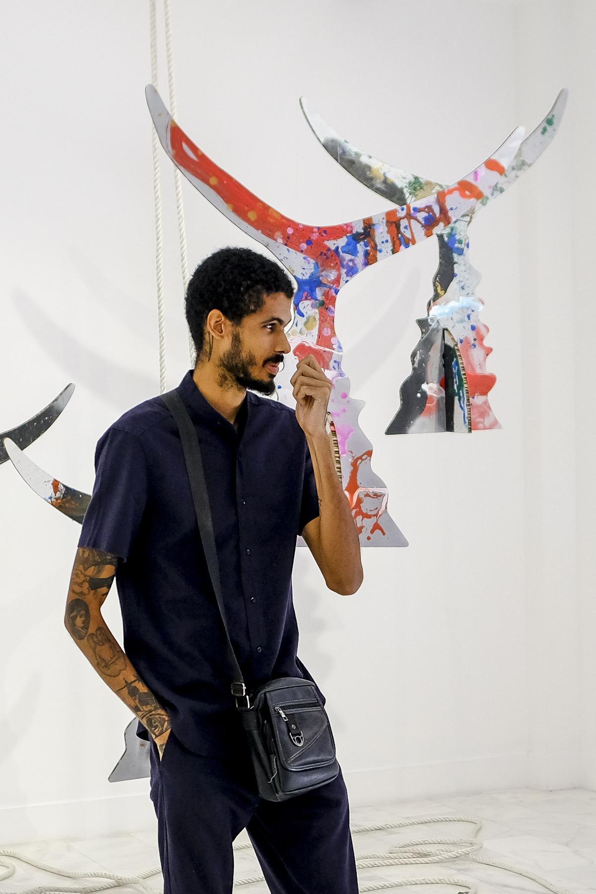 Presentación de la exposición 'Lejos de aquí', del artista caboverdiano Yuran Henrique