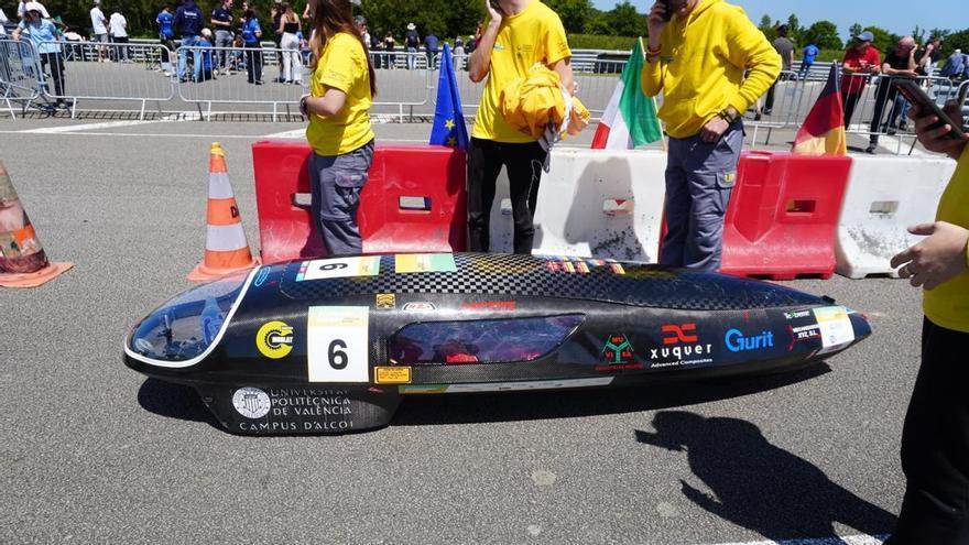 El prototipo del Campus de Alcoy propulsado por hidrógeno que maravilla en un circuito de Francia
