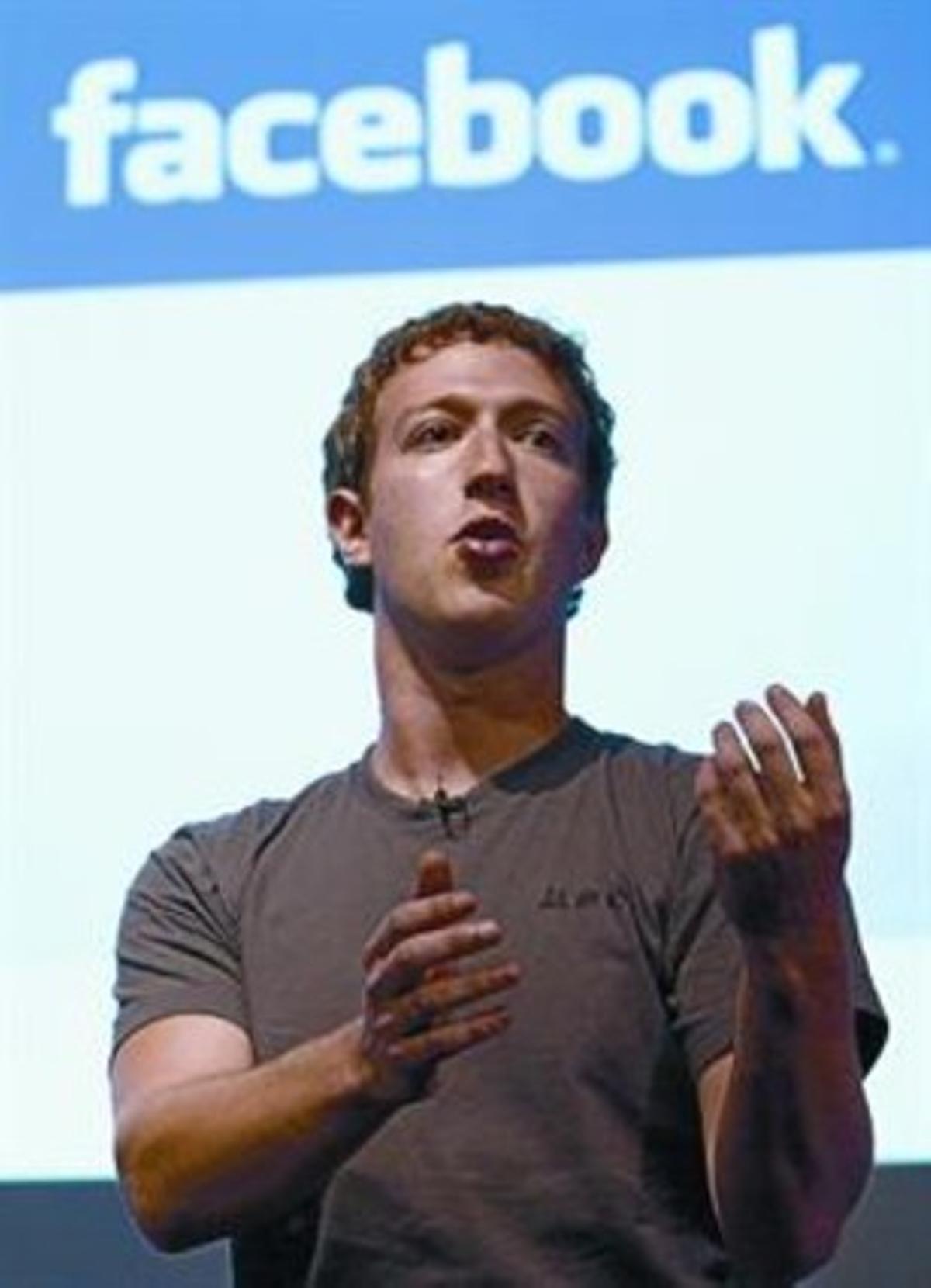 El fundador de Facebook, Mark Zuckerberg.