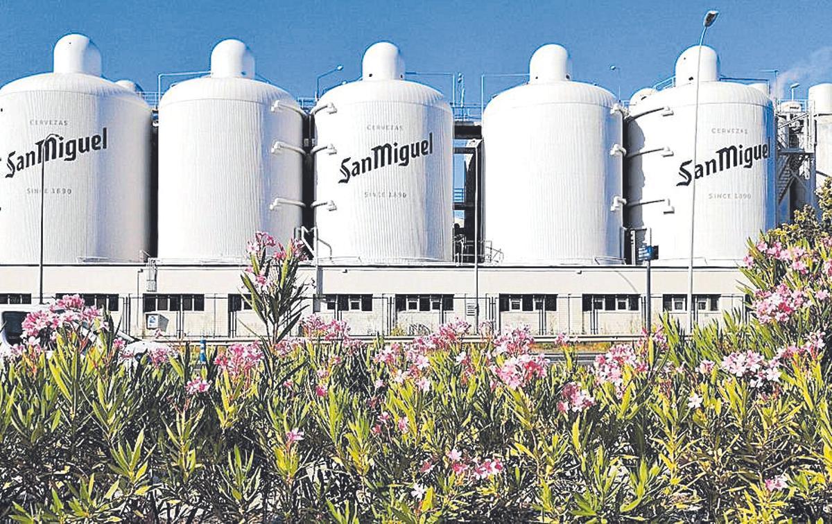 La fábrica de Mahou San Miguel en Málaga.