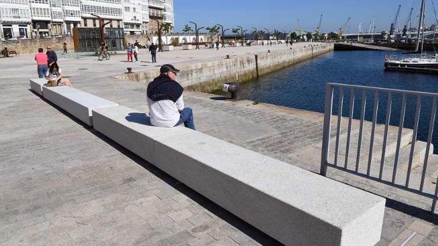 Zona en la que la mujer cayó al agua.