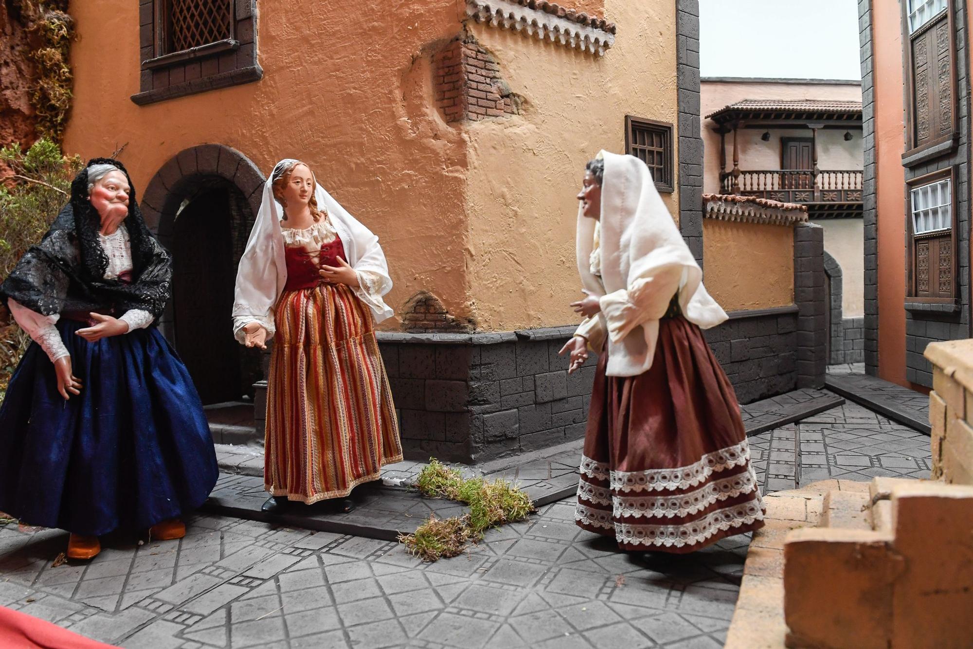 Belén navideño en el Castillo de Mata