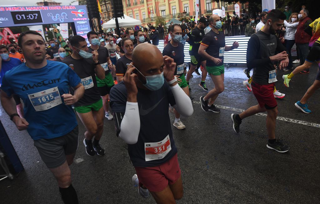 Así fue la salida de la maratón y la media maratón de Murcia (II)