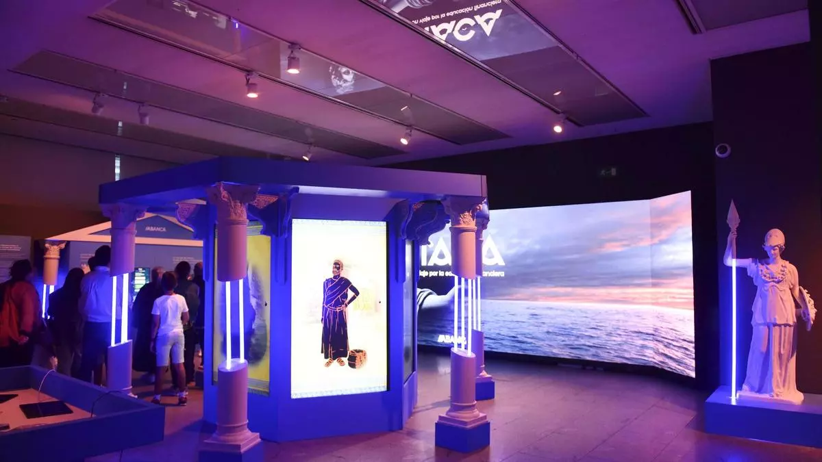 Afundación estrena en A Coruña la exposición 'Ítaca. Un viaje por la educación financiera'