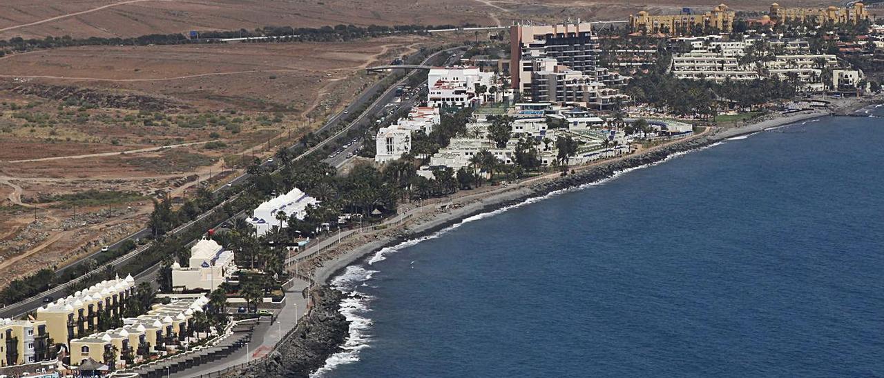 Vista aérea de Tarajalillo, en San Bartolomé de Tirajana