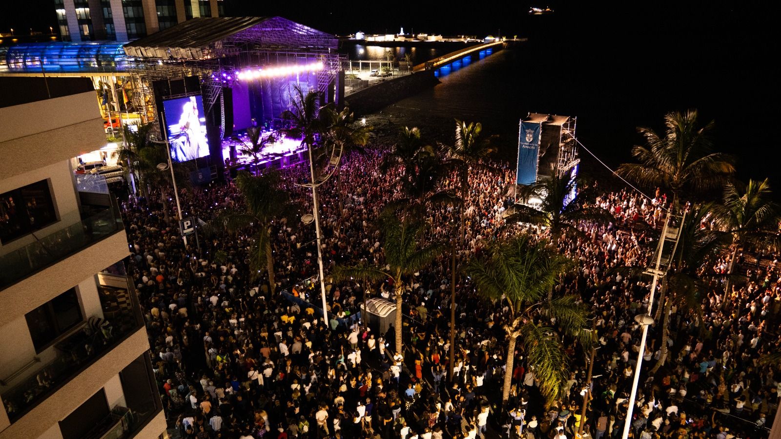 Concierto de Camela en las Fiestas de San Ginés 2024 en Arrecife