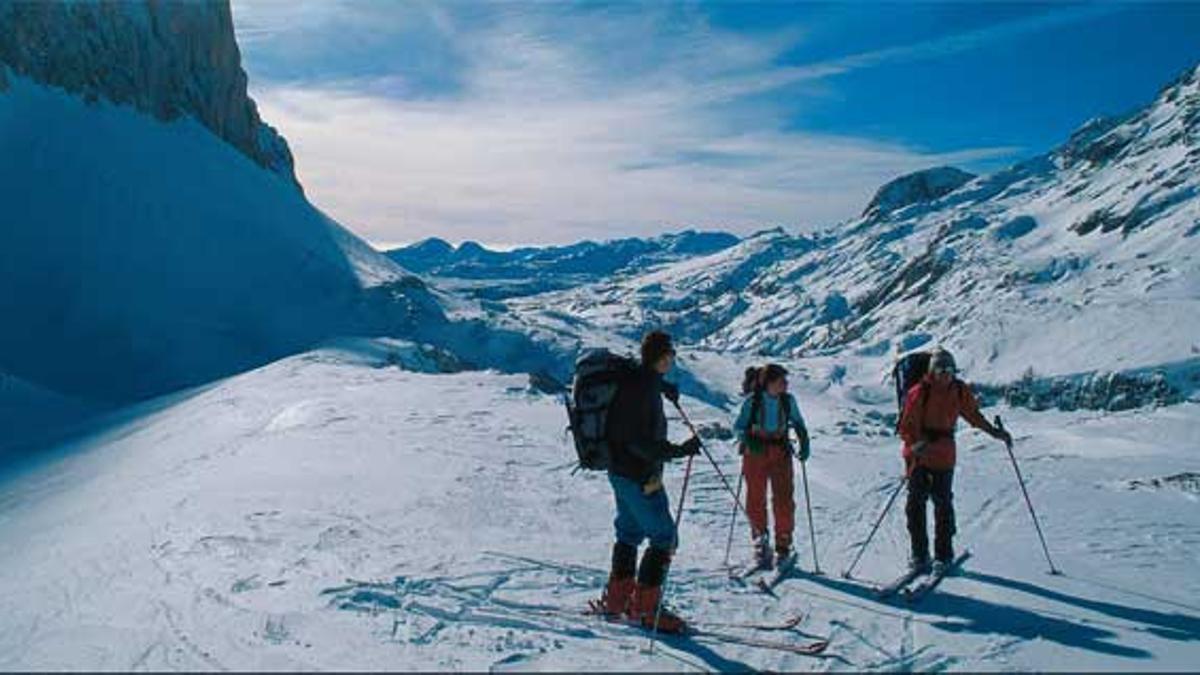 Pistas para esquiar en las montañas del este de Europa