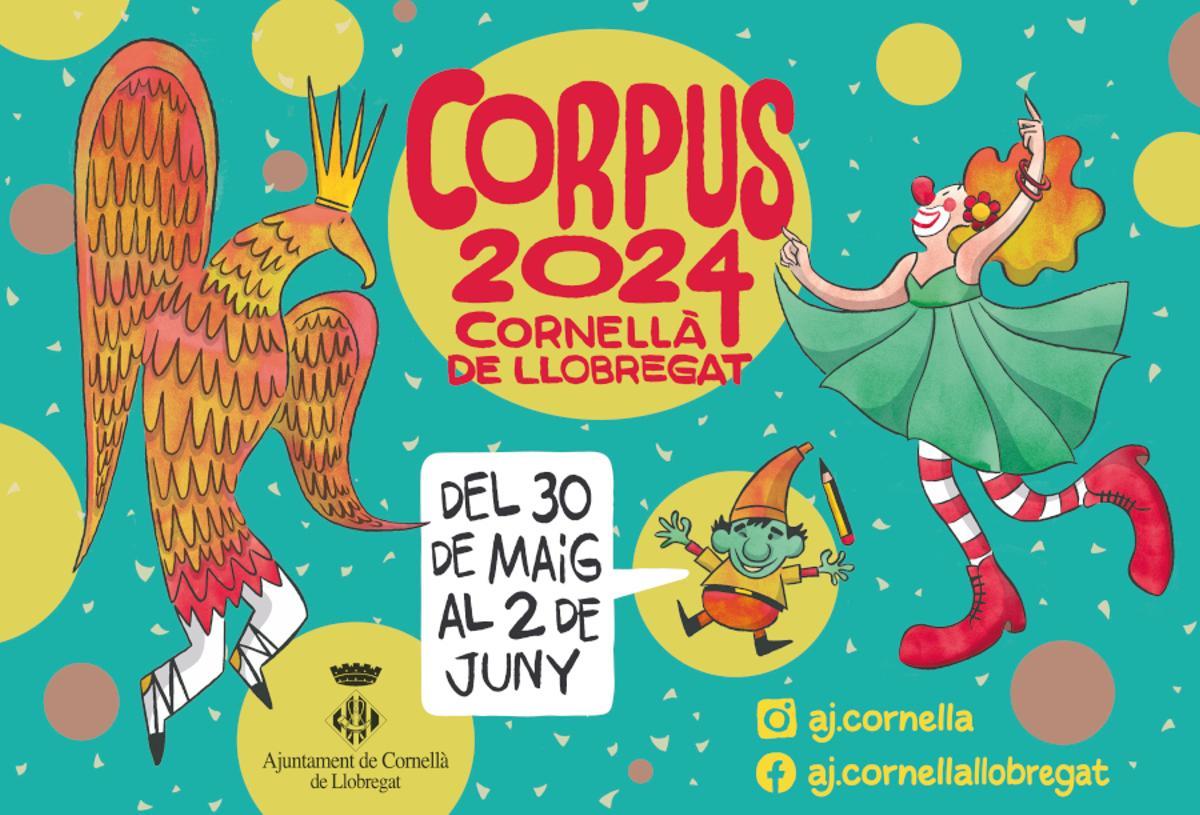 Cartel del Corpus 2024 de Cornellà de Llobregat.