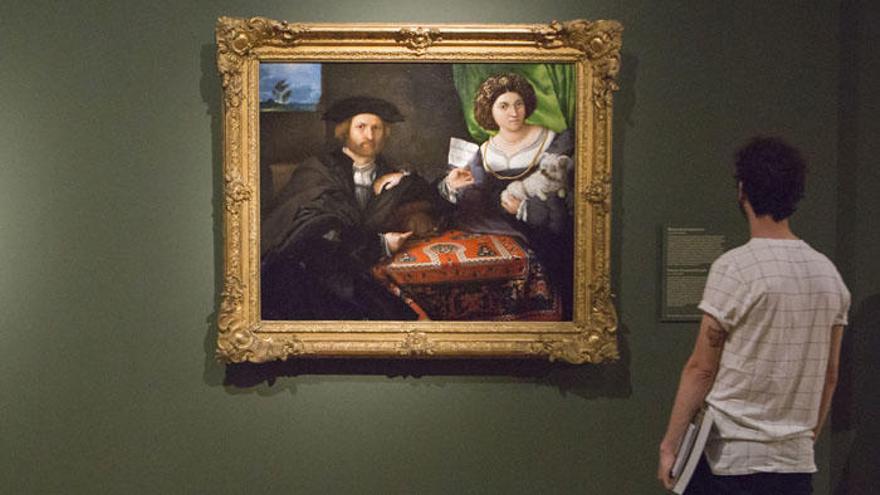 Una de las obras que componen la exposición de Lotto en el Prado.