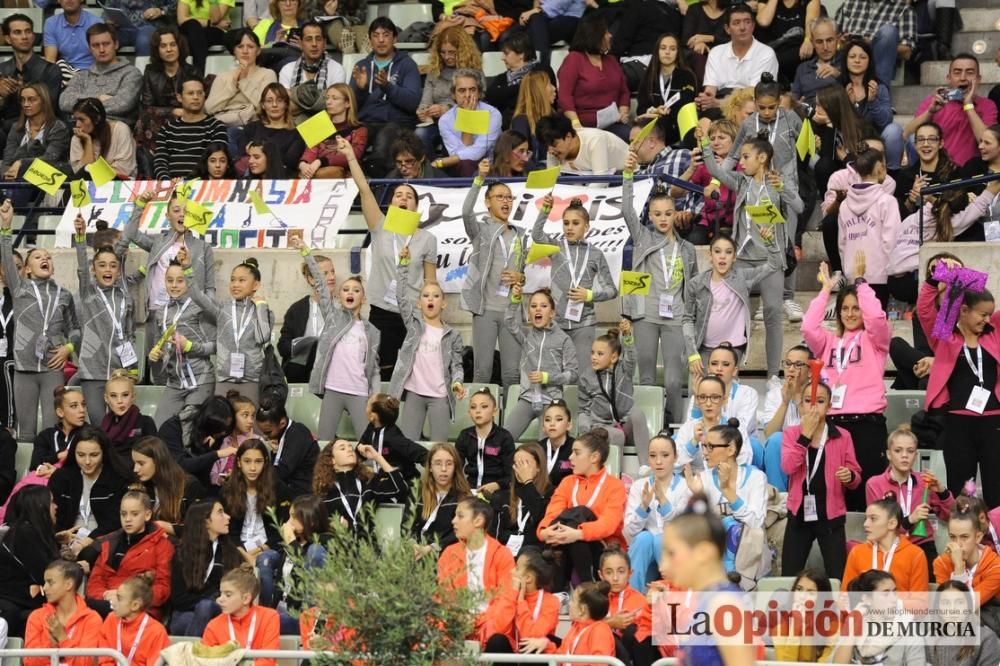 El Campeonato de España arranca en el Palacio de los Deportes con el Rítmica Pozuelo, Ruth Ritmo, Calpe, Praxis y Mabel como líderes