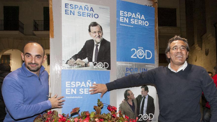 El PP prohíbe a Torró aparecer en los carteles junto a Rajoy en Gandia