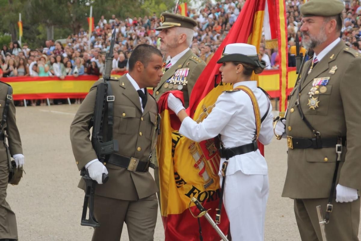 Jura de bandera en el Cefot de Cáceres