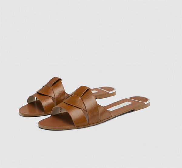 Las sandalias de piel de Zara para el verano 2018 - Woman