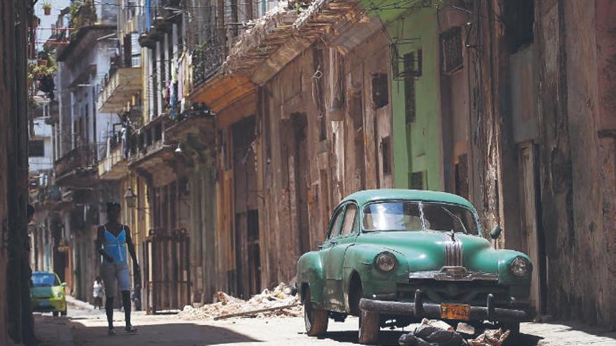 Una calle de la capital cubana, La Habana.