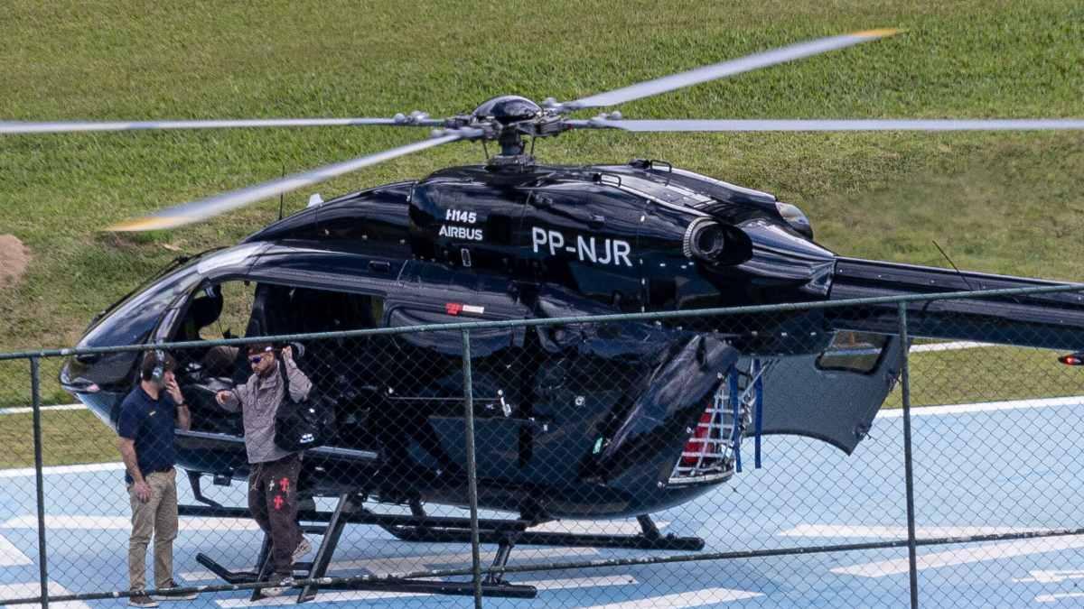 Neymar Jr. llegó a la concentración de Brasil con helicóptero como todos los internacionales