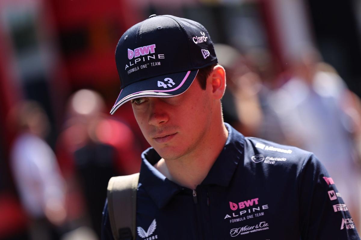 El piloto argentino, Franco Colapinto, con Alpine
