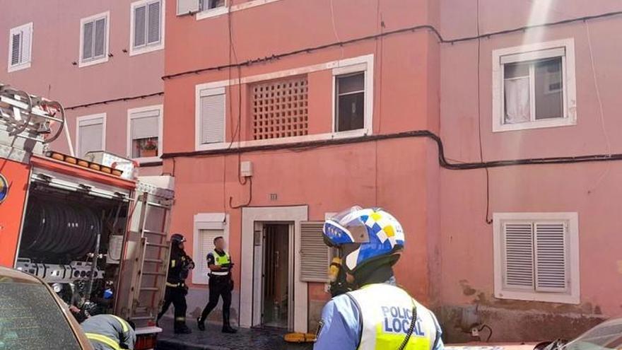 Incendio en una vivienda de Las Chumberas