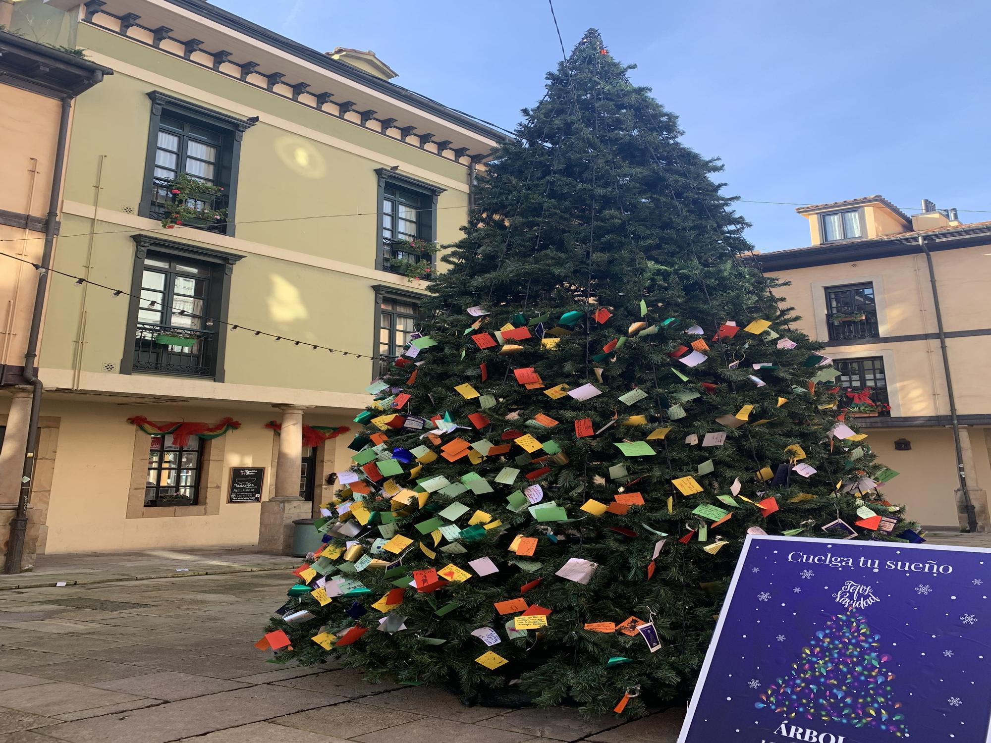 El árbol de los deseos de Oviedo está en El Fontán