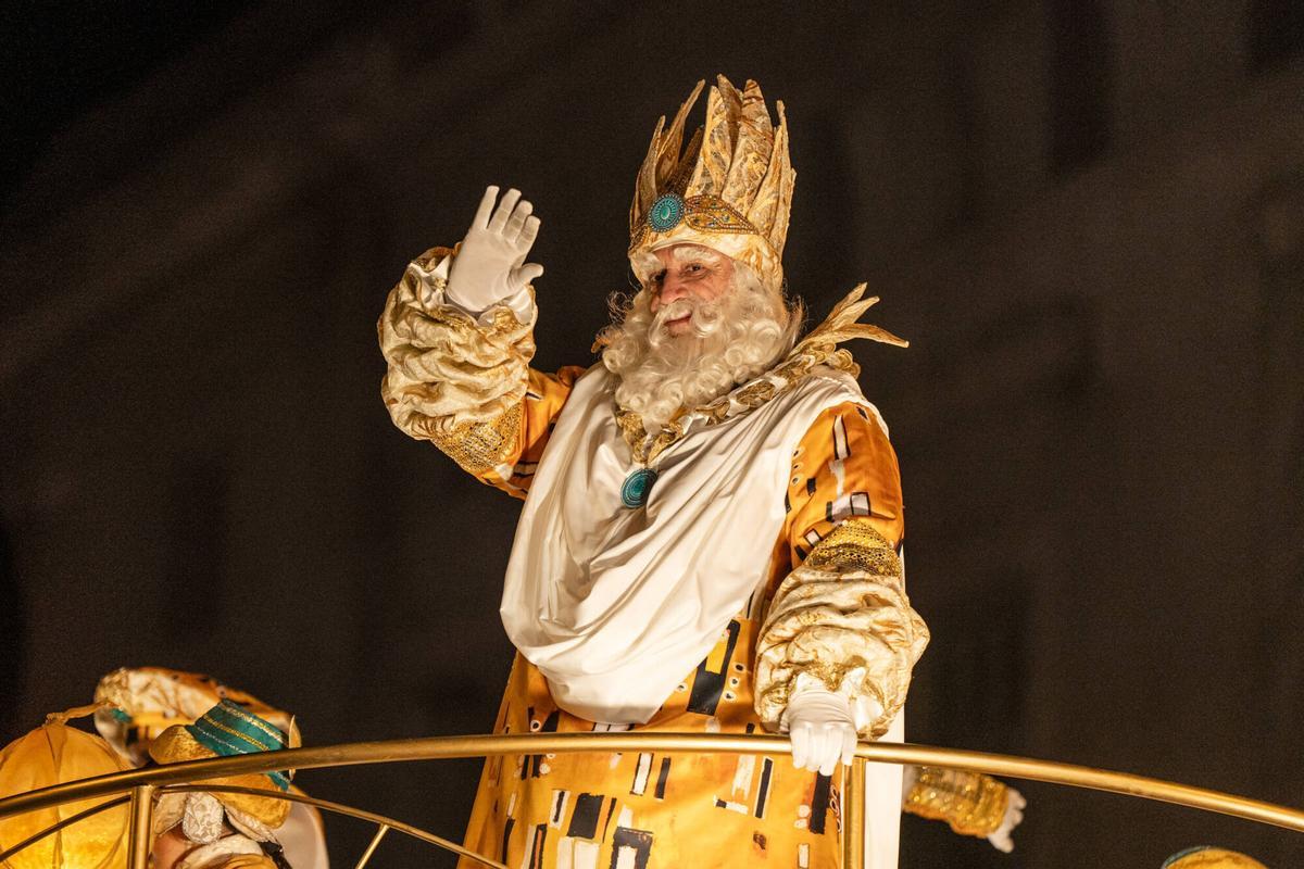La cabalgata de reyes magos en Barcelona