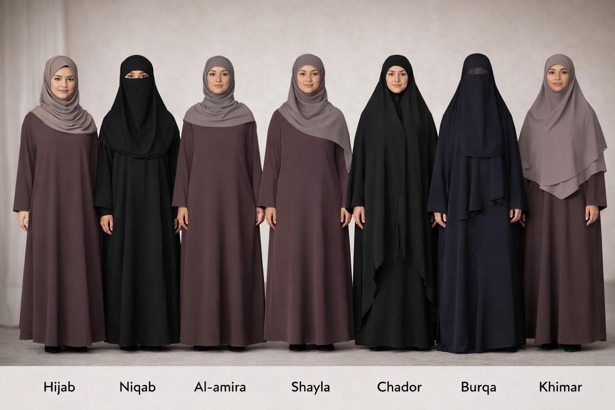 Principales prensas y velos islámicos