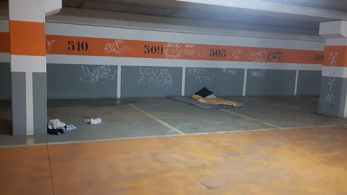 Imagen de la tercera planta del párking de Clavé de Castelló.