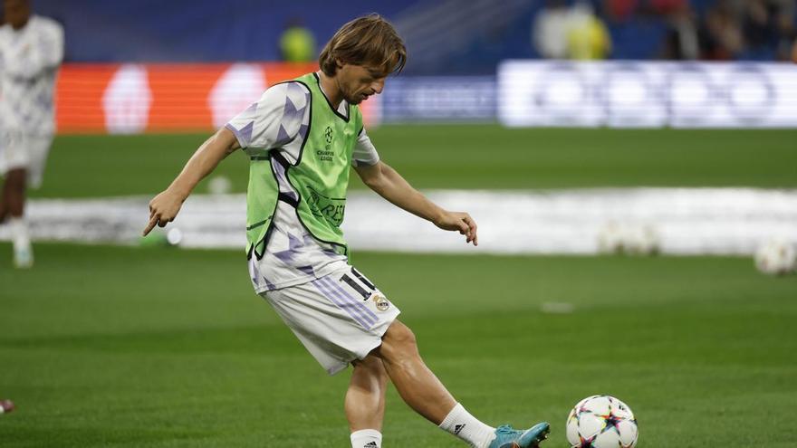 Modric también será baja en el Real Madrid contra el Leipzig