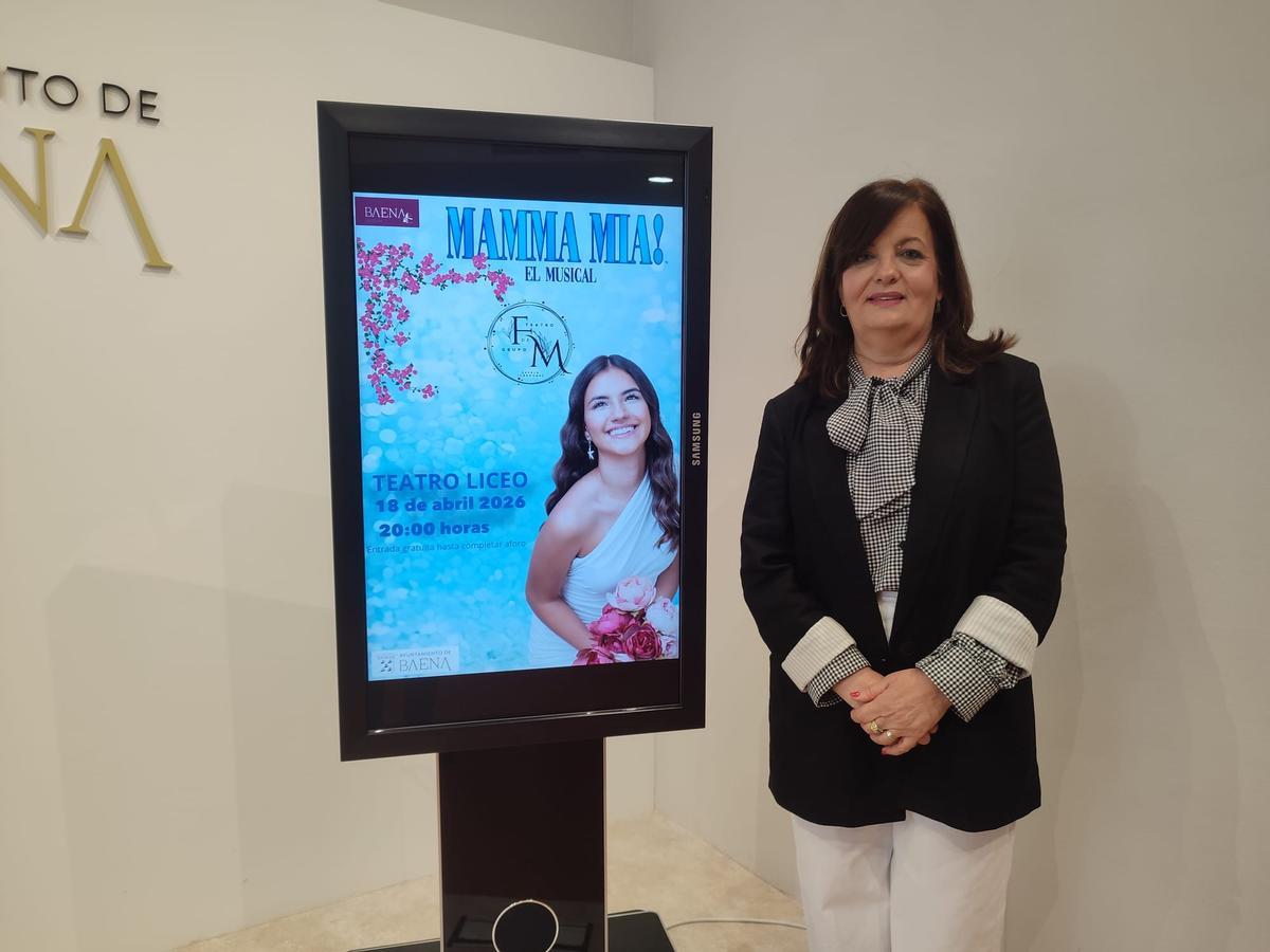 Presentación del musical 'Mamma Mía' que se representará en Baena.