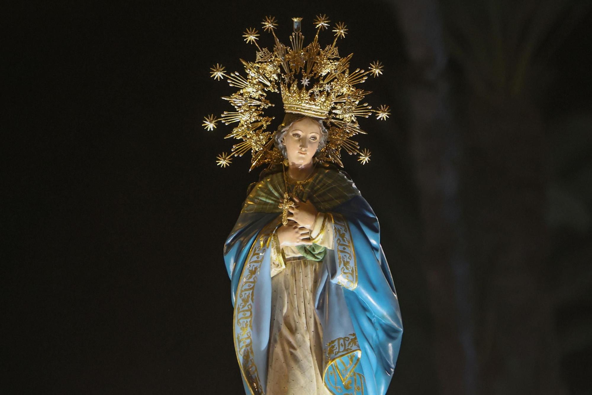 Procesión misa y procesión de la festividad de la Purísima 2023 en Torrevieja