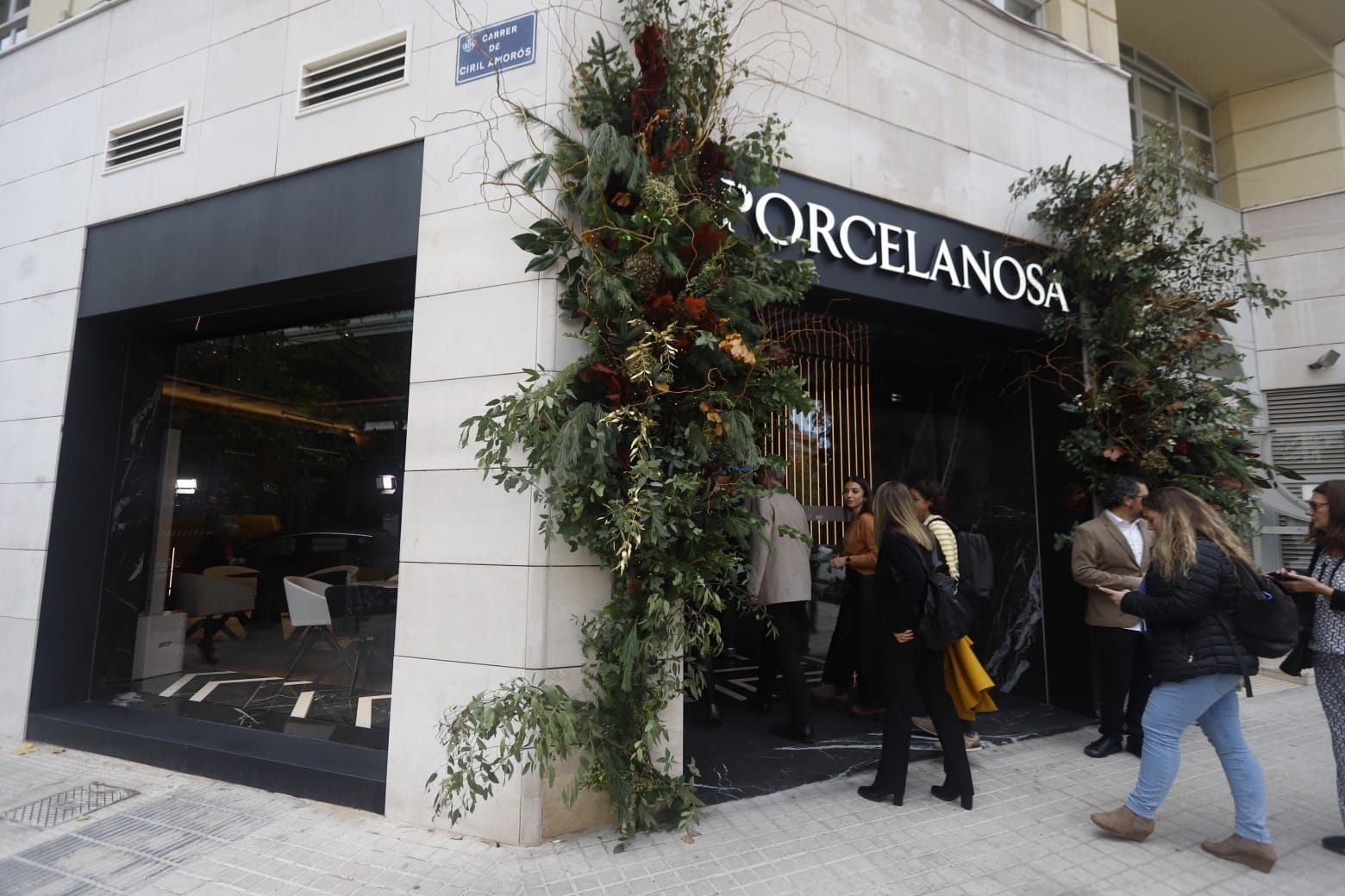 La inauguración de la nueva tienda de Porcelanosa en València