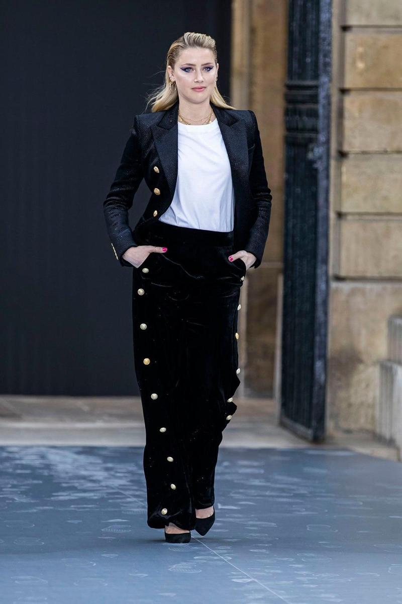 La actriz Amber Heard en 'Le Défile' de L'Oréal Paris