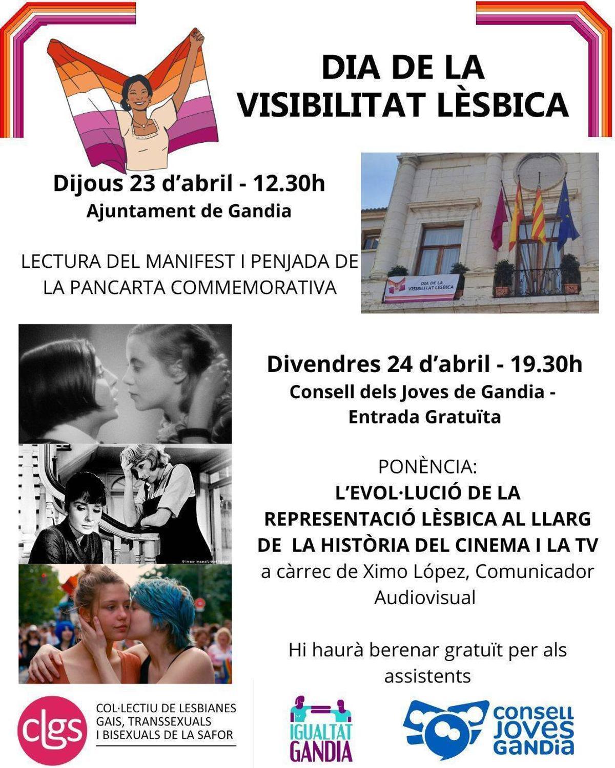 Cartel del Día de la Visibilidad Lésbica.